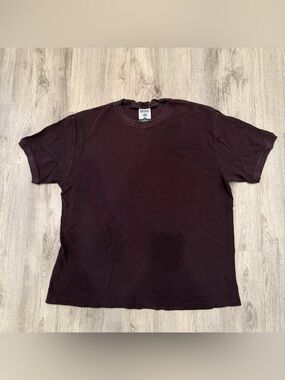 Northeast Outfitters Burgundy 100% Cotton Crew Neck Tee Large